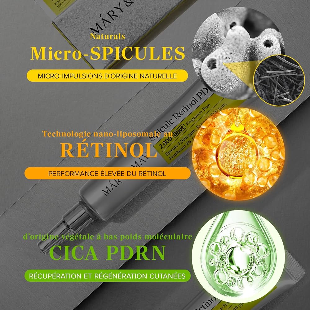 MARY&MAY Spicule Retinol PDRN Cream – Crème Anti-Âge au Rétinol & PDRN 30 g